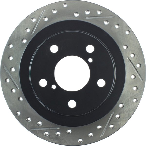 Centric Parts Sport Drilled/Slotted Brake Rotor, 127.47011R 127.47011R